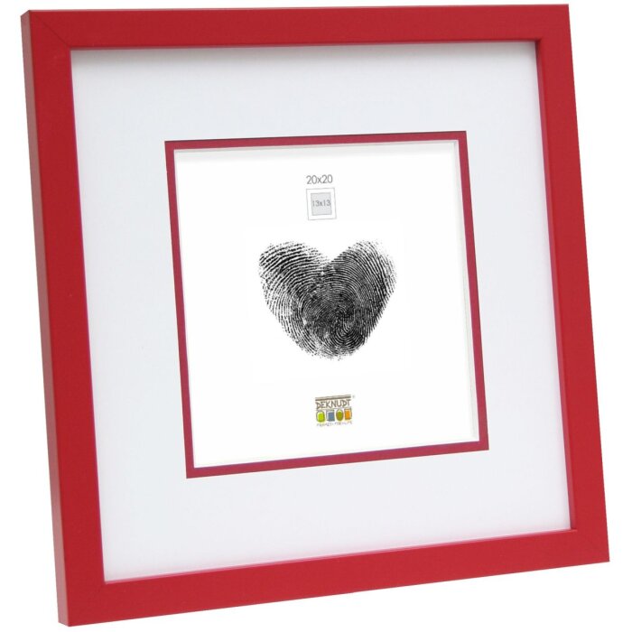 Cornice di legno S43AK4 rosso 18x24 cm (13x18 cm)