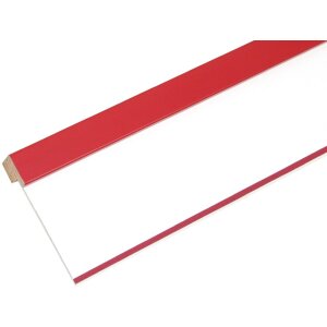 Cornice di legno S43AK4 rosso 18x24 cm (13x18 cm)