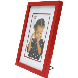 Cornice di legno S43AK4 rosso 18x24 cm (13x18 cm)