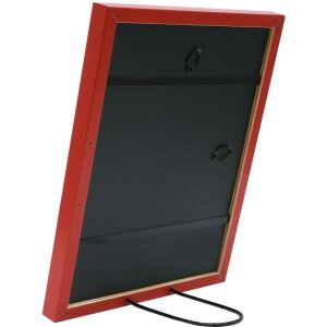 Cornice di legno S43AK4 rosso 18x24 cm (13x18 cm)