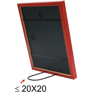 Cornice di legno S43AK4 rosso 18x24 cm (13x18 cm)