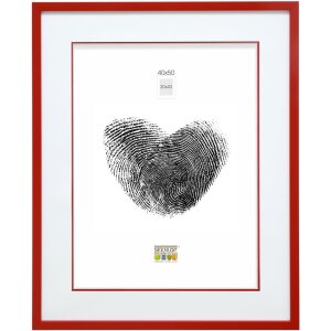 Cornice di legno S43AK4 rosso 30x40 cm (20x30 cm)
