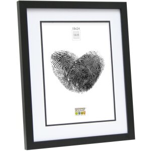 Cornice di legno S43AK2 nero 24x30 cm (18x24 cm)