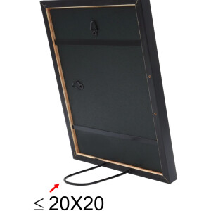 Cornice di legno S43AK2 nero 24x30 cm (18x24 cm)