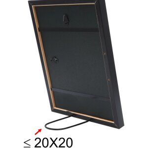 Cornice in legno S43AK2 nero 40x50 cm (30x40 cm)