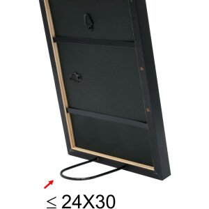 Cornice nera S43AK2 legno 9,0 x13,0 cm