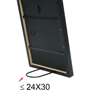 Cornice nera S43AK2 legno 30,0 x40,0 cm