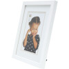 Cornice di legno S43AK1 bianco 20x20 cm (13x13 cm)