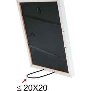 Cornice di legno S43AK1 bianco 40x50 cm (30x40 cm)