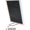Cornice di legno S43AK1 bianco 40x50 cm (30x40 cm)