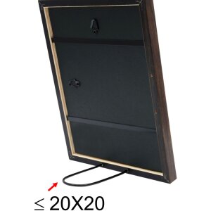 Cornice di legno S43AH3 marrone 20x20 cm (13x13 cm)