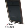 Cornice di legno S43AH3 marrone 20x20 cm (13x13 cm)