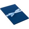 Goldbuch Cartella Leporello Linen blu 10 foto 13x18 cm