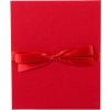 Goldbuch Leporello Cartella Linum lino rosso 10 foto 13x18 cm