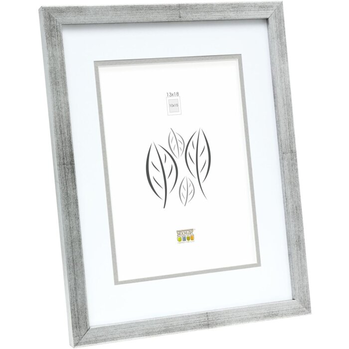 S43AD1P1 Cornice in legno argento 30x30 cm passepartout