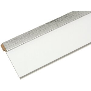 S43AD1P1 Cornice in legno argento 30x30 cm passepartout