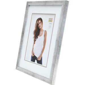S43AD1P1 Cornice in legno argento 30x30 cm passepartout