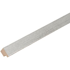 Cornice di legno S43AD1 argento 10x15 cm