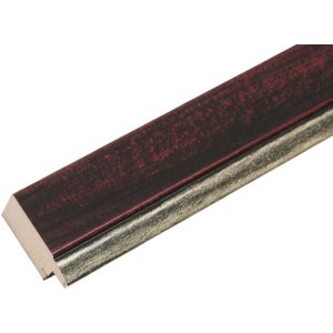 Cornice in legno nero-marrone 13,0 x18,0 cm S42LF