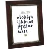 Cornice in legno nero-marrone 13,0 x18,0 cm S42LF
