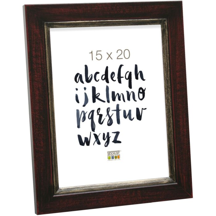 Cornice in legno nero-marrone 18,0 x24,0 cm S42LF