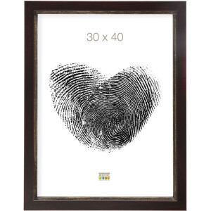 Cornice per quadri in legno nero-marrone 30,0 x40,0 cm S42LF