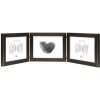 Cornice tripla S41VK3 marrone 3 foto 10x15 cm formato orizzontale