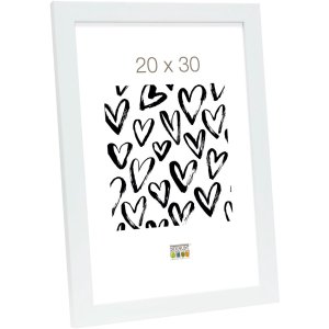 Cornice S41VH1 plastica bianca 18,0 x24,0 cm
