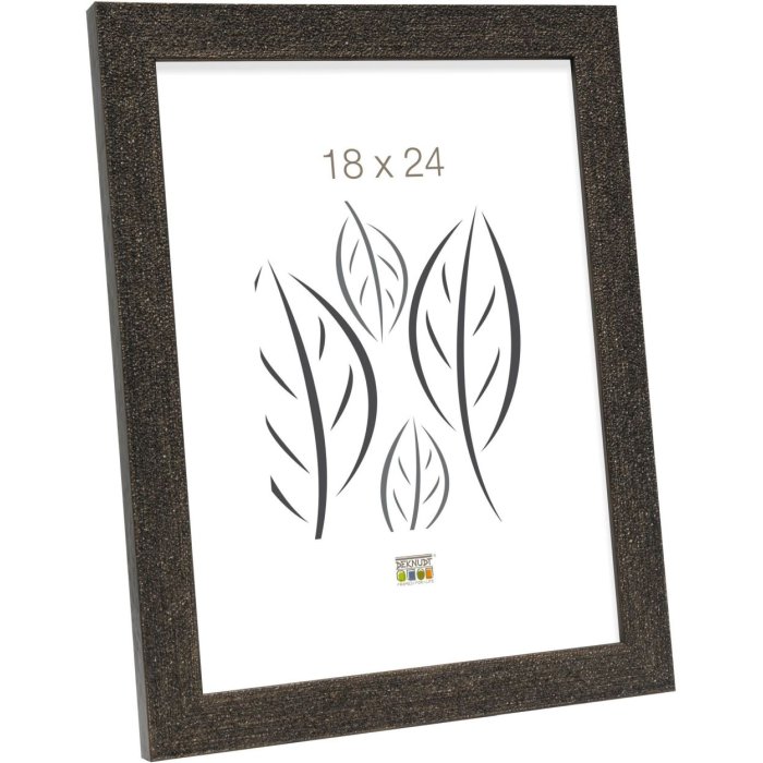Cornice S41VG2 in plastica nera 10,0 x15,0 cm