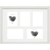 Cornice S41VF1P bianca 5 foto 10x15 cm