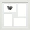 Cornice da galleria Deknudt S41VF1P bianca 4 foto 10x15 cm