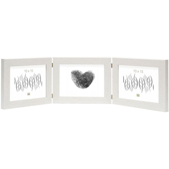 Telaio triplo s41vf1h bianco 3 foto 10x15 cm formato orizzontale