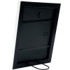 Cornice con scomparto per testo in plastica bianca 9,0 x9,0 cm