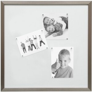 Lavagna magnetica argento S41VD1M in plastica 30x40 cm