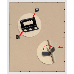 Lavagna magnetica argento S41VD1M Plastica 50,0 x50,0 cm