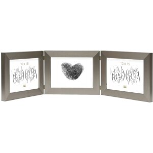 Deknudt Cornice tripla S41VD1 argento 3 foto 13x18 cm...