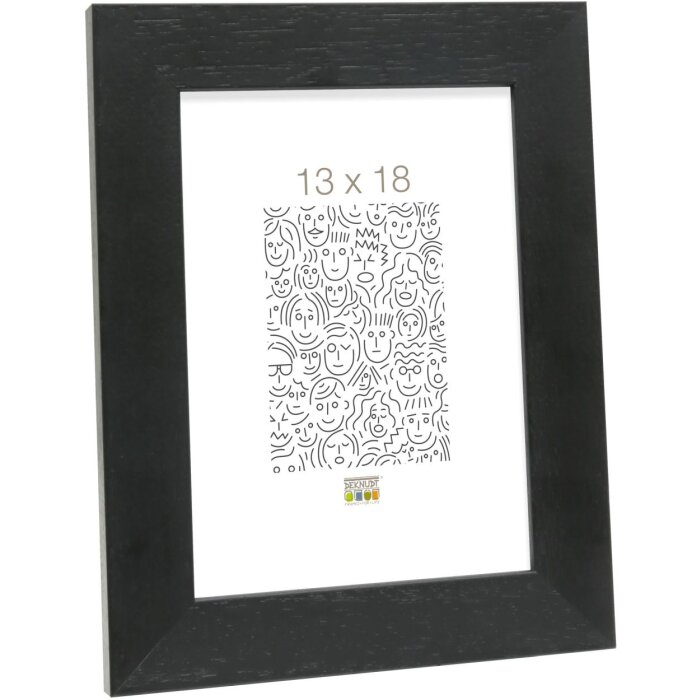 Cornice S226K2 in legno nero 50,0 x70,0 cm