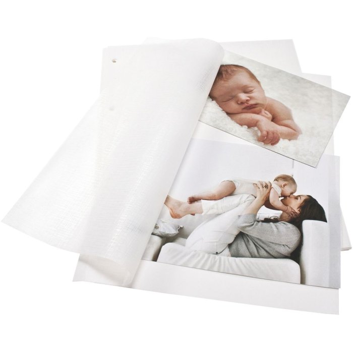 Goldbuch Cartoncino per foto A4 bianco con vetro