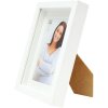Cornice con passepartout legno bianco 13,0 x18,0 cm;10,0 x15,0 cm s223k