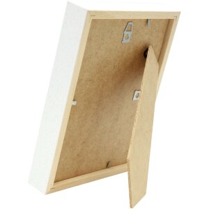 Cornice con passepartout in legno bianco 30,0 x40,0 cm;20,0 x30,0 cm S223K