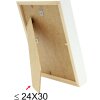 Cornice con passepartout in legno bianco 30,0 x40,0 cm;20,0 x30,0 cm S223K