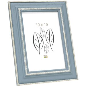 Cornice in legno blu 21,0 x29,7 cm S221F