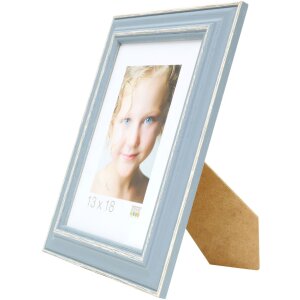Cornice in legno blu 21,0 x29,7 cm S221F