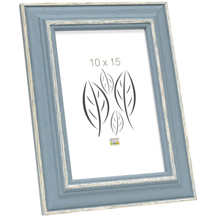 Cornice in legno blu 24,0 x30,0 cm S221F