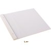 Goldbuch Blocco di ricambio 29x24 cm bianco per album a vite 30x25 cm
