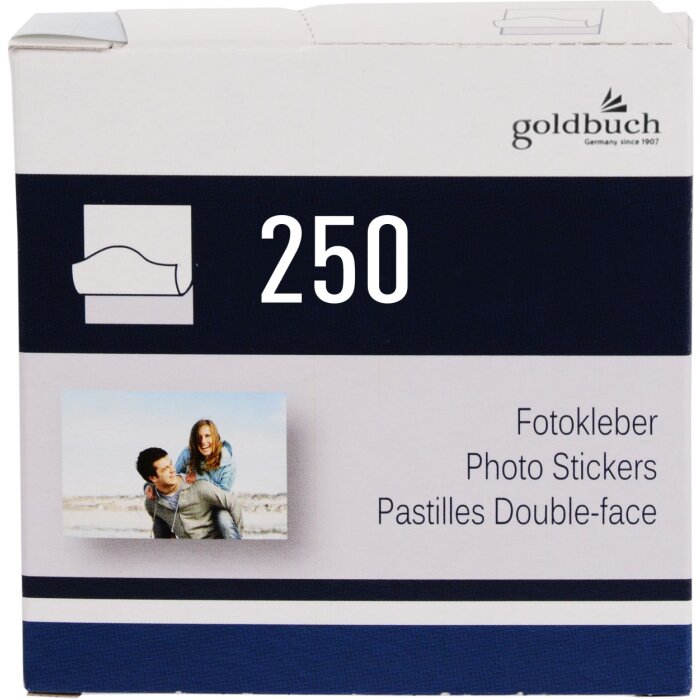 Goldbuch Photo Glue Dots 250 pezzi Dispenser in cartone