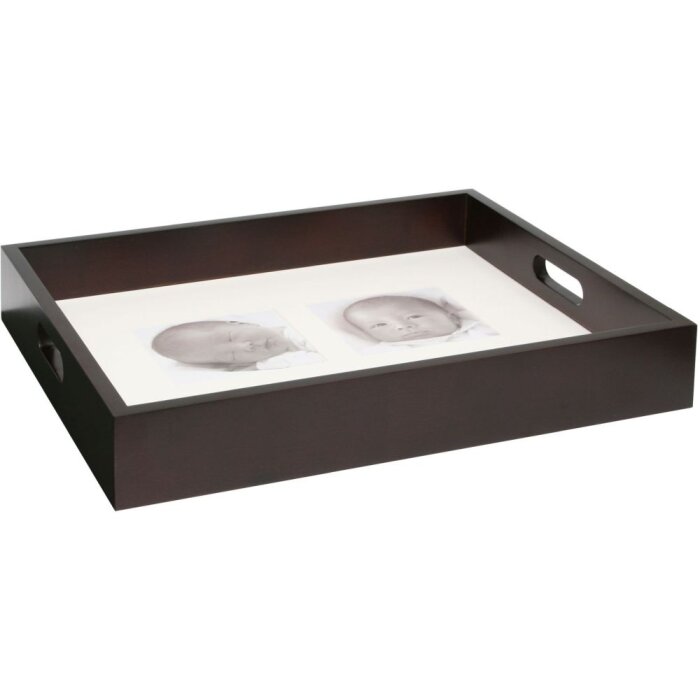 Tavola da portata Deknudt marrone da personalizzare, dimensioni: 36 x 44 x 7,5 cm