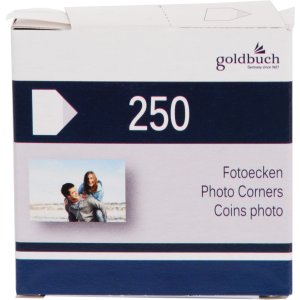 Goldbuch Angoli fotografici 250 pezzi dispenser in cartone