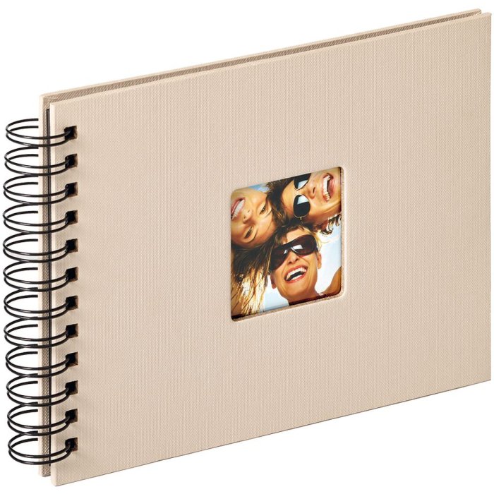Walther album a spirale Fun sand 23x17 cm 40 pagine nere