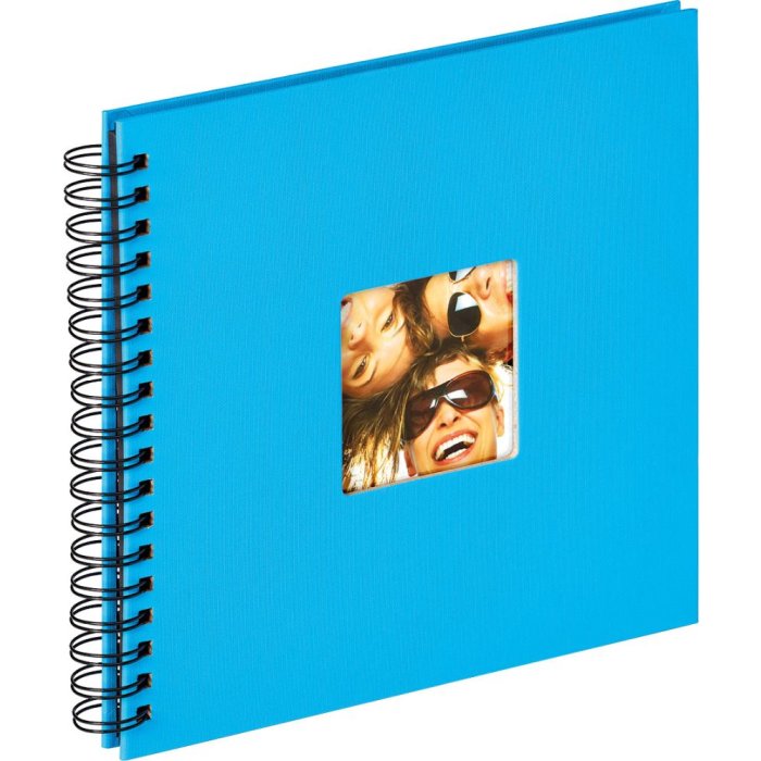 Walther Album a spirale Fun blu oceano 26x25 cm 40 pagine nere